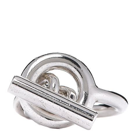 hermes ring silver